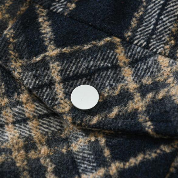 Vintage Amber Checkered Jacket
