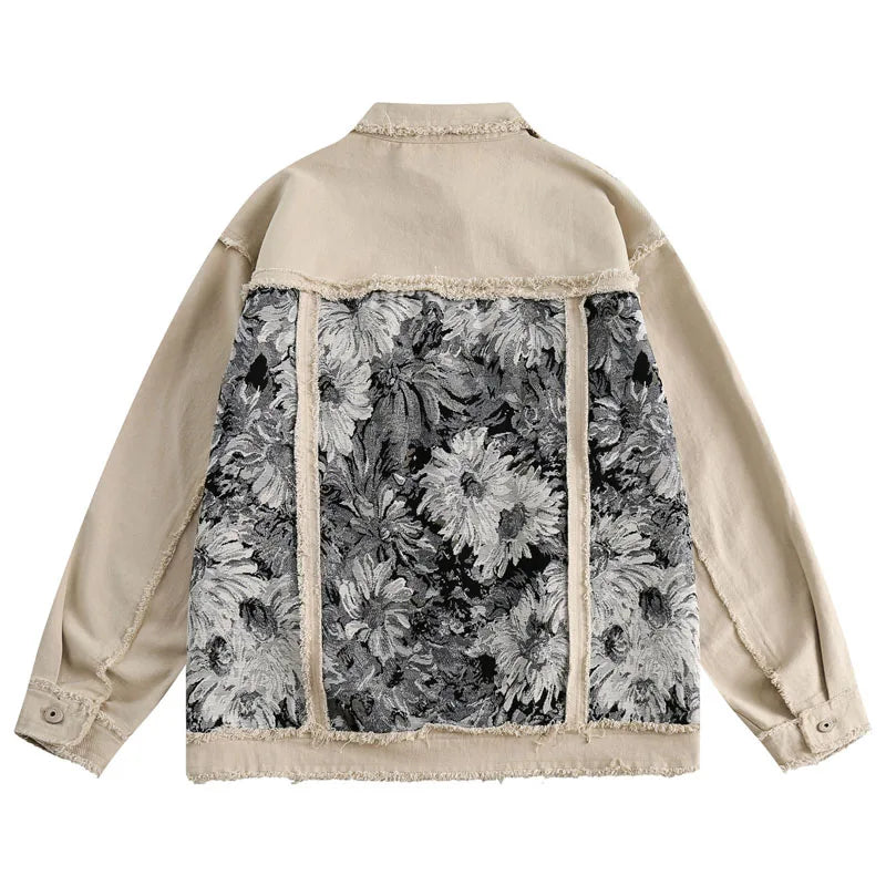 Hikari Floral Denim Jacket