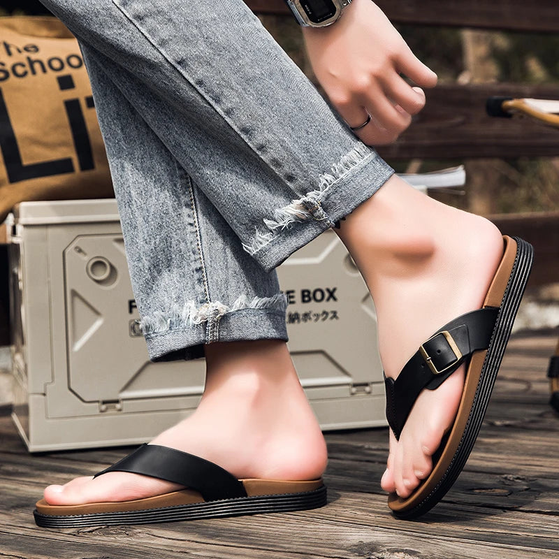 Veylor Leather Sandals