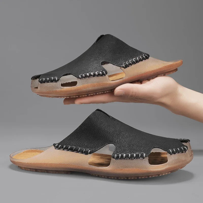 Bayford Leather Slides