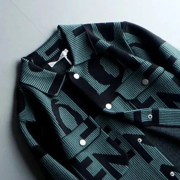 Azure Vintage Knit Jacket