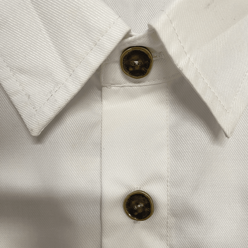 Herren Hemd Kurzarm Slim Fit | Freizeithemd mit Brusttaschen weiß [ Herrenkollektion - Frühling & Sommer '25 - Hemden ] 86 - Herren Hemd Kurzarm Slim Fit Gratti Paris 